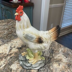 Vintage Andrea By Sadek Colorful Ceramic Rooster